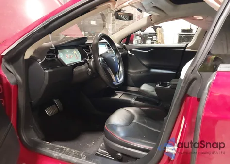 2014 Tesla Model S P85 z USA, uszkodzony, nr VIN 5YJSA1H16EFP39763